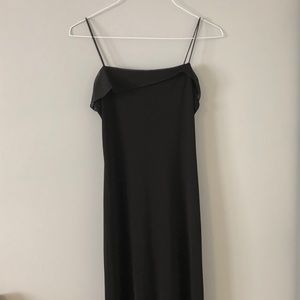 Vintage Black Midi Dress